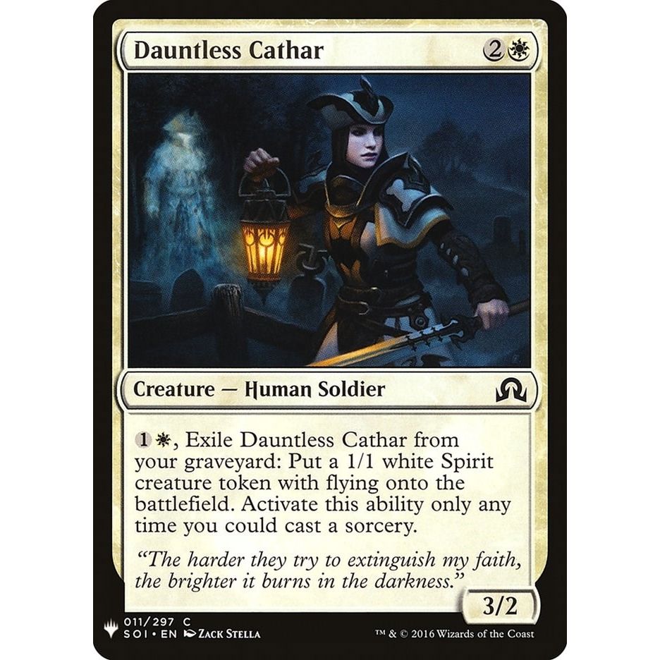 Image for Dauntless Cathar (11) (LIST) - Magic: The Gathering