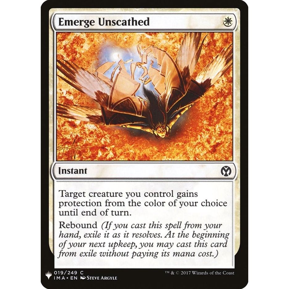 Image for Emerge Unscathed (19) (LIST) - Magic: The Gathering