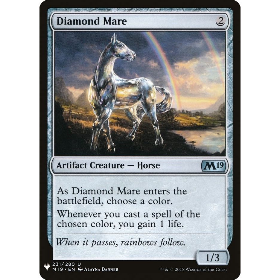 Image for Diamond Mare (231) (LIST) - Magic: The Gathering