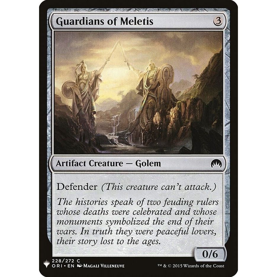 Image for Guardians of Meletis (228) (LIST) - Magic: The Gathering