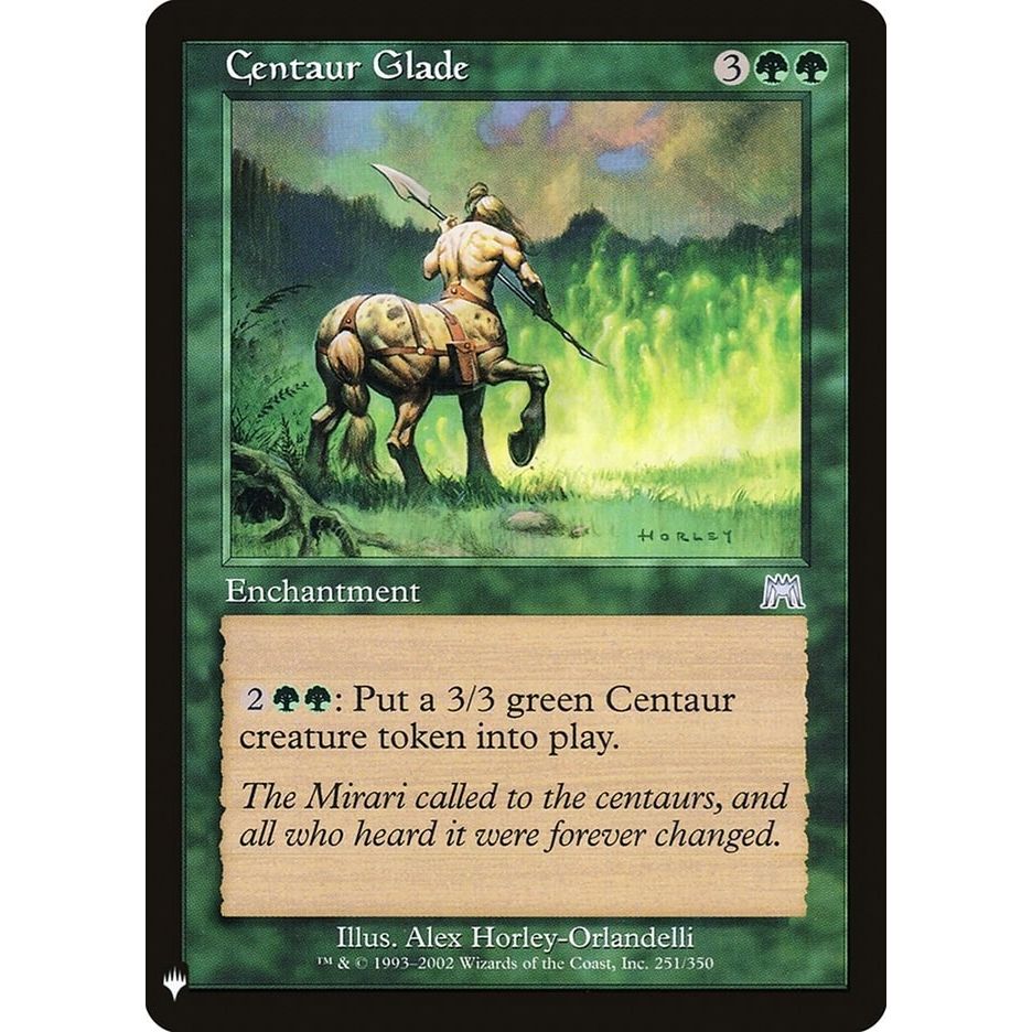 Image for Centaur Glade (251) (LIST) - Magic: The Gathering