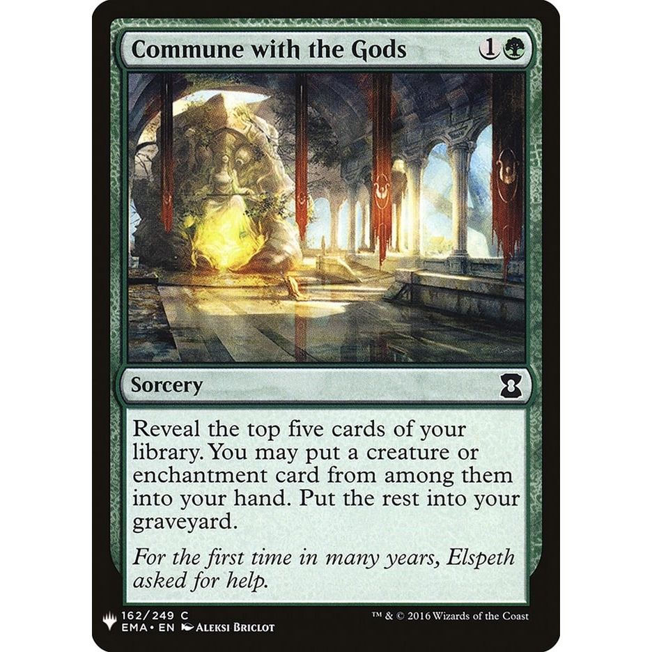 Image for Commune with the Gods (162) (LIST) - Magic: The Gathering
