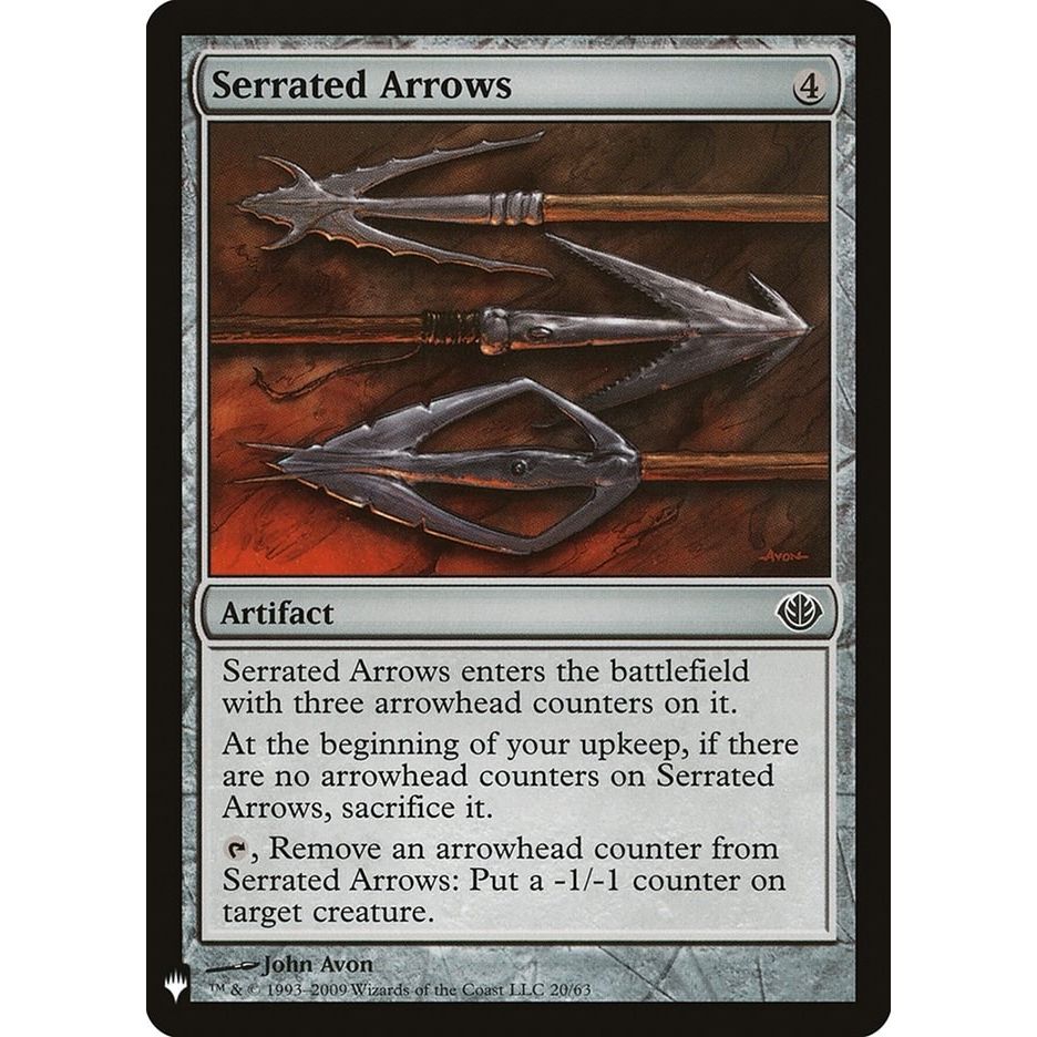 Image for Serrated Arrows (20) (LIST) - Magic: The Gathering
