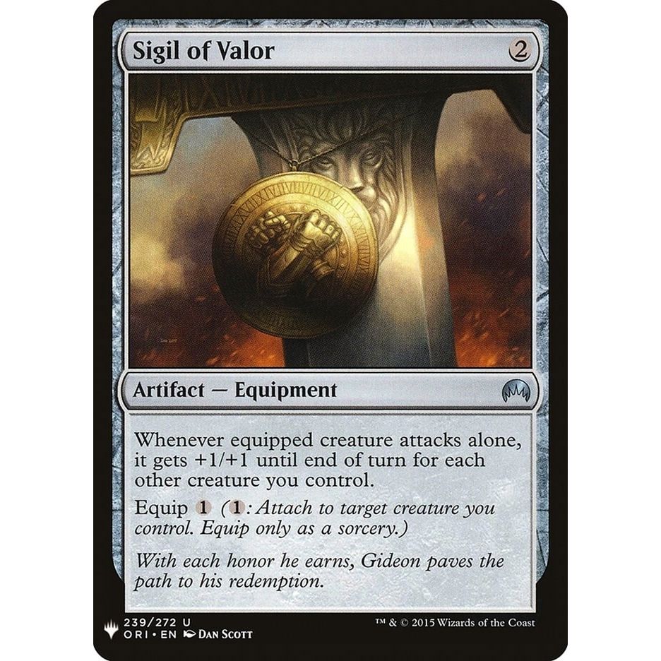 Image for Sigil of Valor (239) (LIST) - Magic: The Gathering