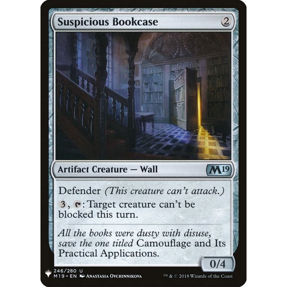 Image for Suspicious Bookcase (246) (LIST) - Magic: The Gathering