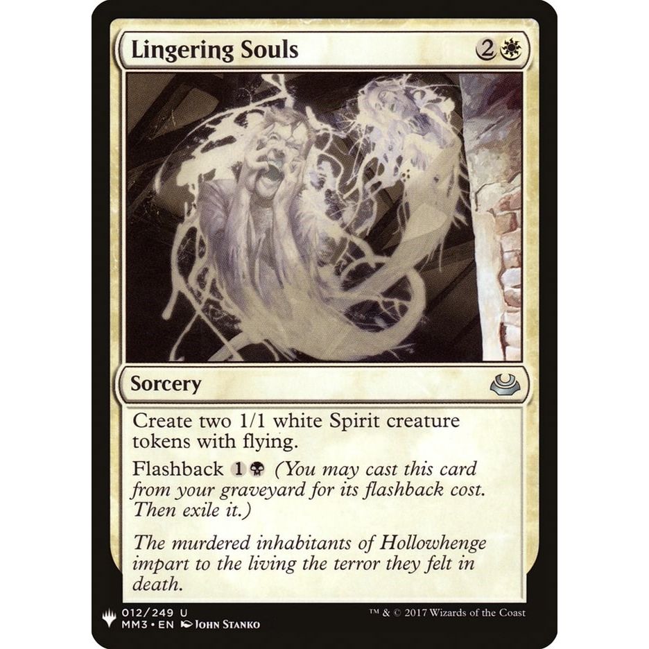 Image for Lingering Souls (12) (LIST) - Magic: The Gathering