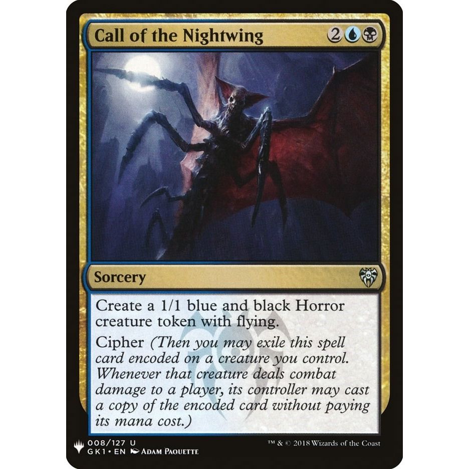 Image for Call of the Nightwing (GK1) (8) (LIST) - Magic: The Gathering