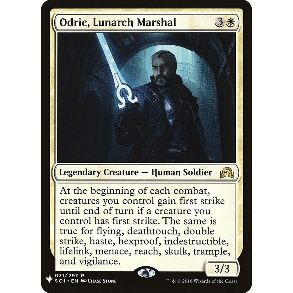 Image for Odric, Lunarch Marshal (031/297) (LIST) - Magic: The Gathering