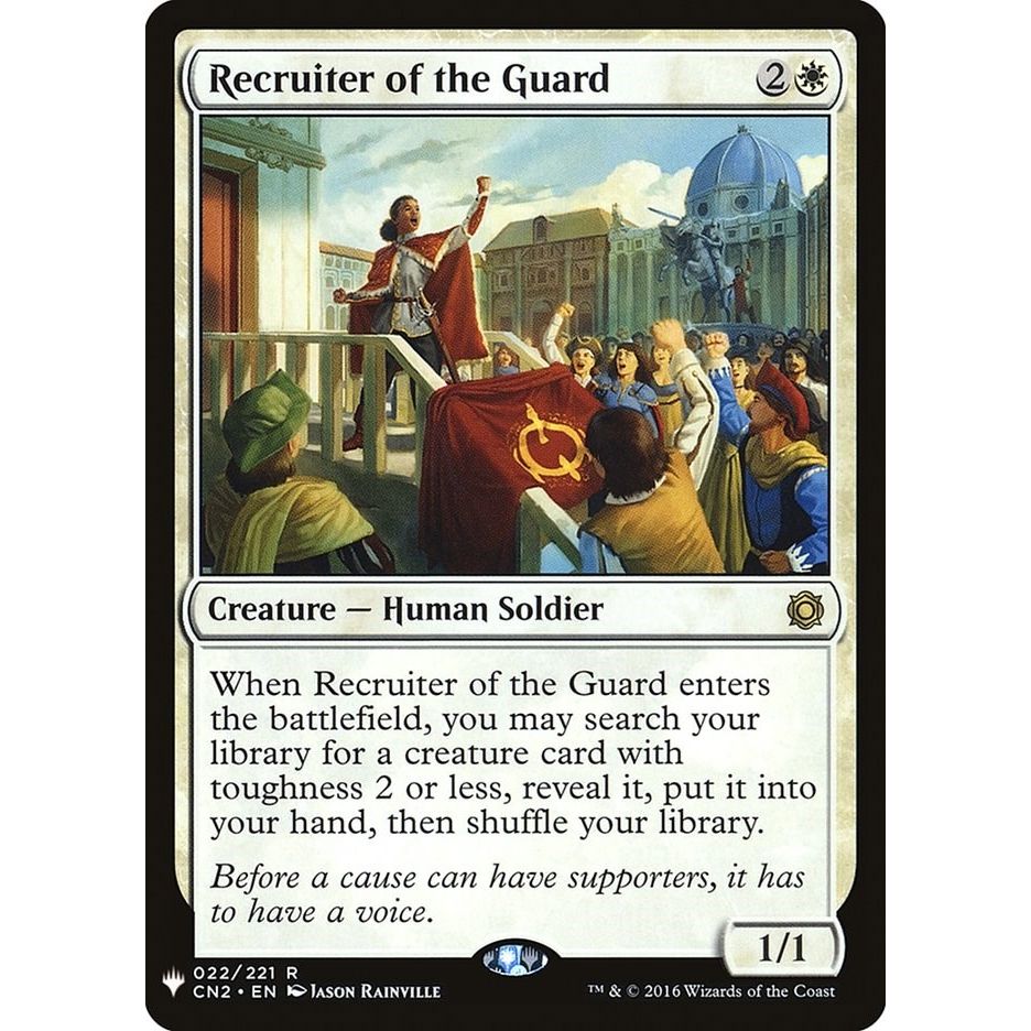 Image for Recruiter of the Guard (22) (LIST) - Magic: The Gathering