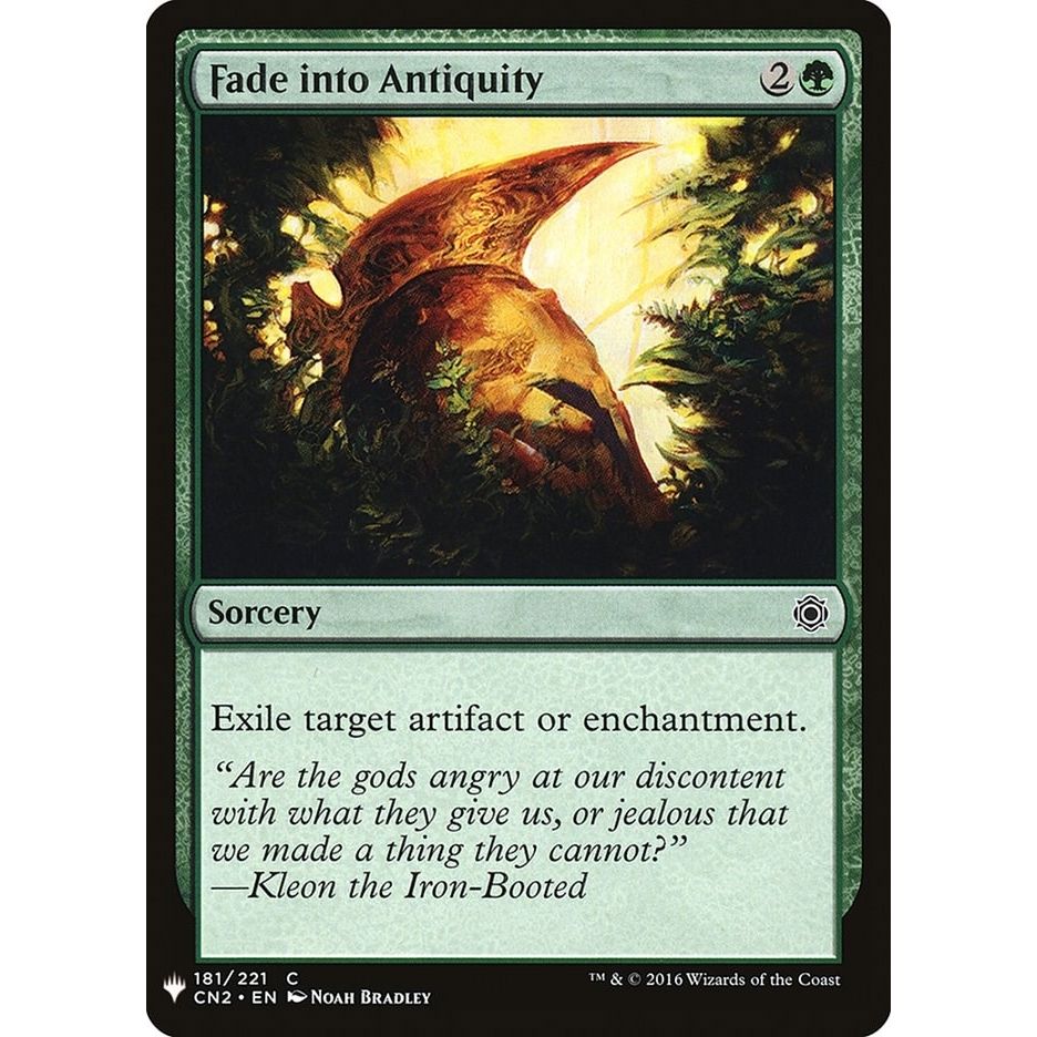 Image for Fade into Antiquity (181) (LIST) - Magic: The Gathering