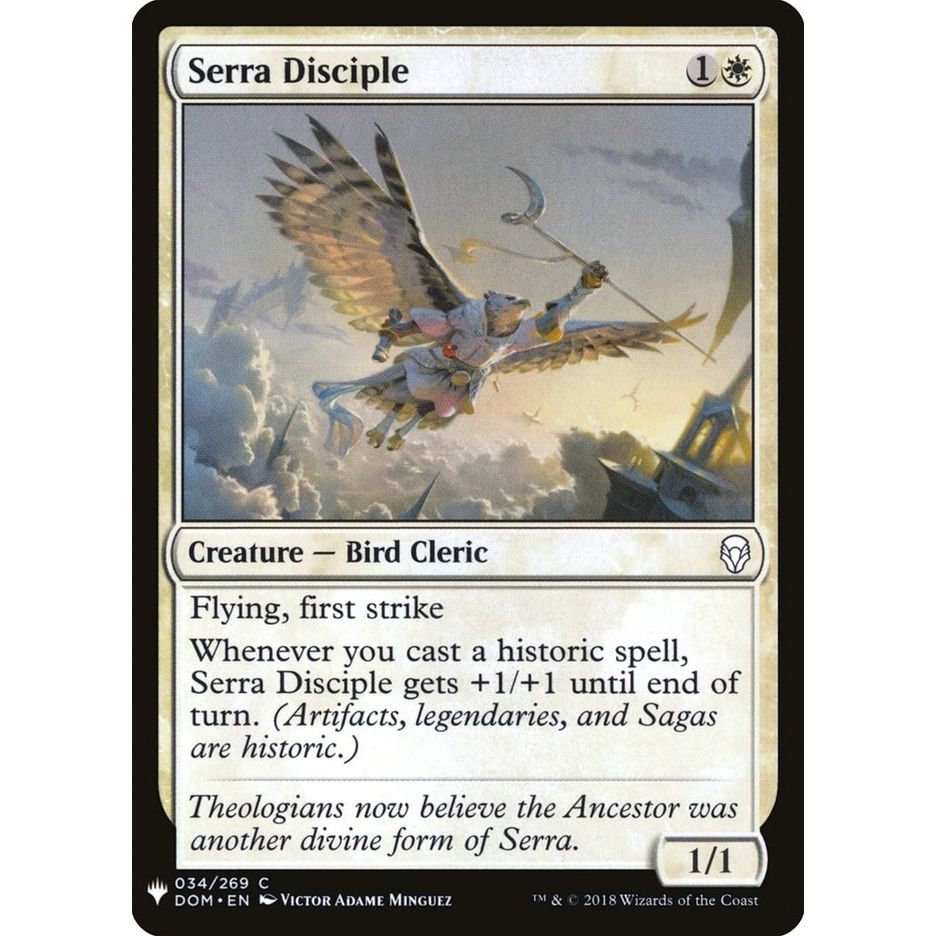 Image for Serra Disciple (34) (LIST) - Magic: The Gathering