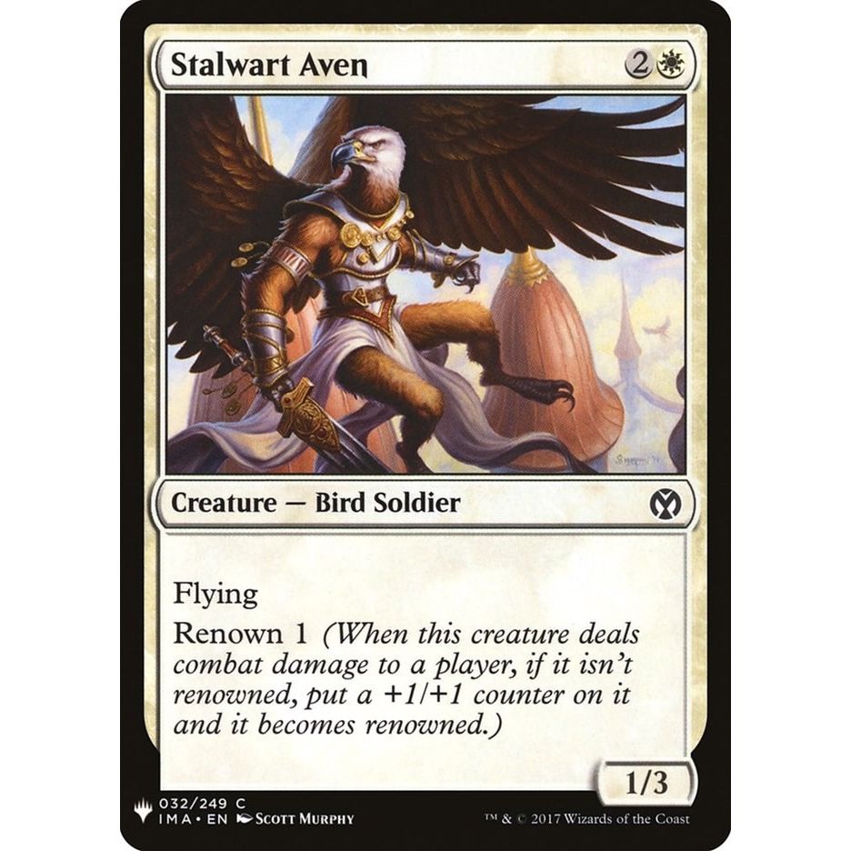 Image for Stalwart Aven (32) (LIST) - Magic: The Gathering