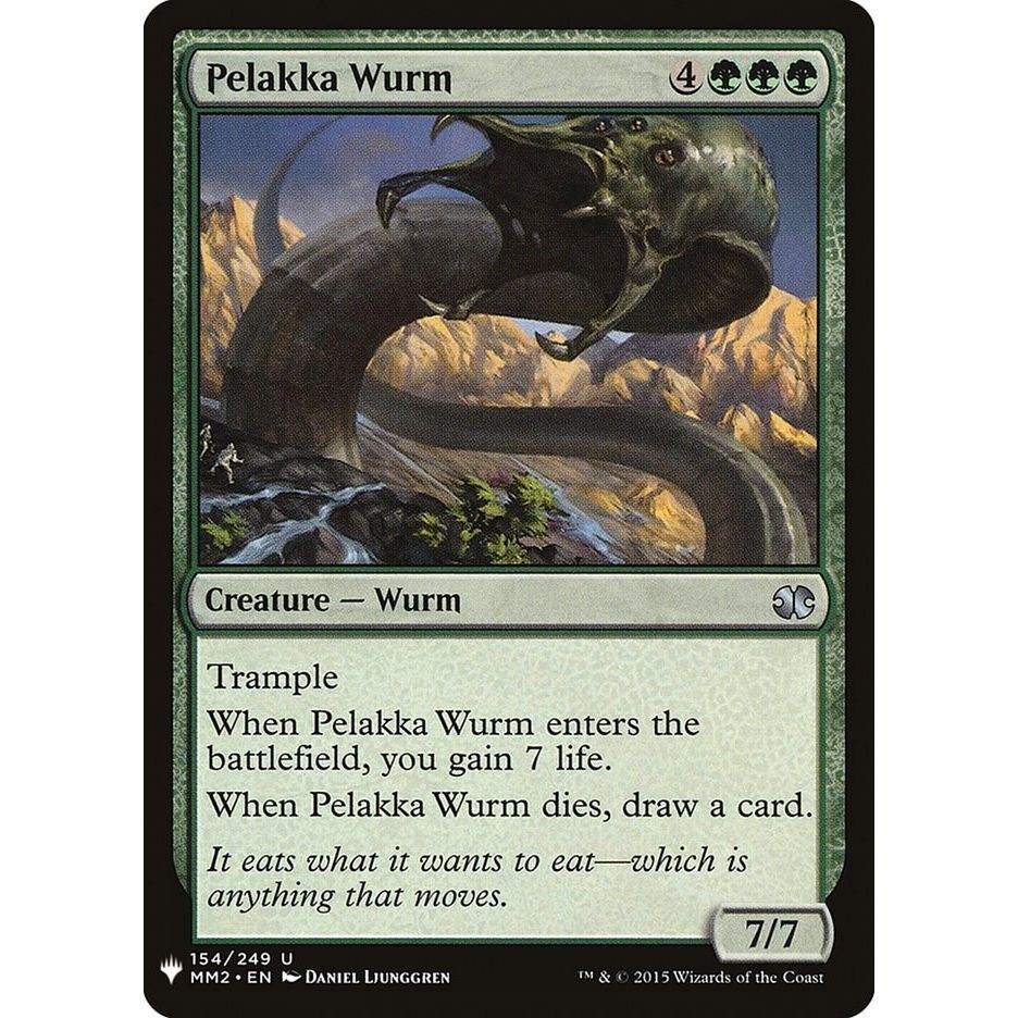Image for Pelakka Wurm (154) (LIST) - Magic: The Gathering