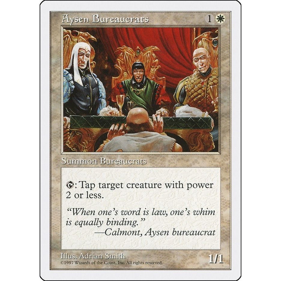Image for Aysen Bureaucrats (5ED) - Magic: The Gathering