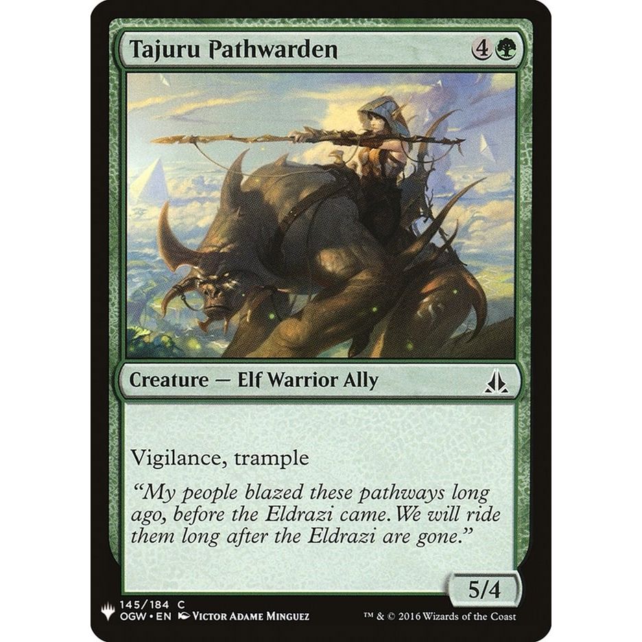 Image for Tajuru Pathwarden (145) (LIST) - Magic: The Gathering