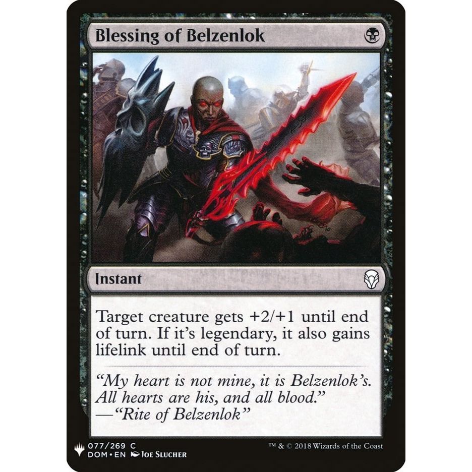 Image for Blessing of Belzenlok (77) (LIST) - Magic: The Gathering