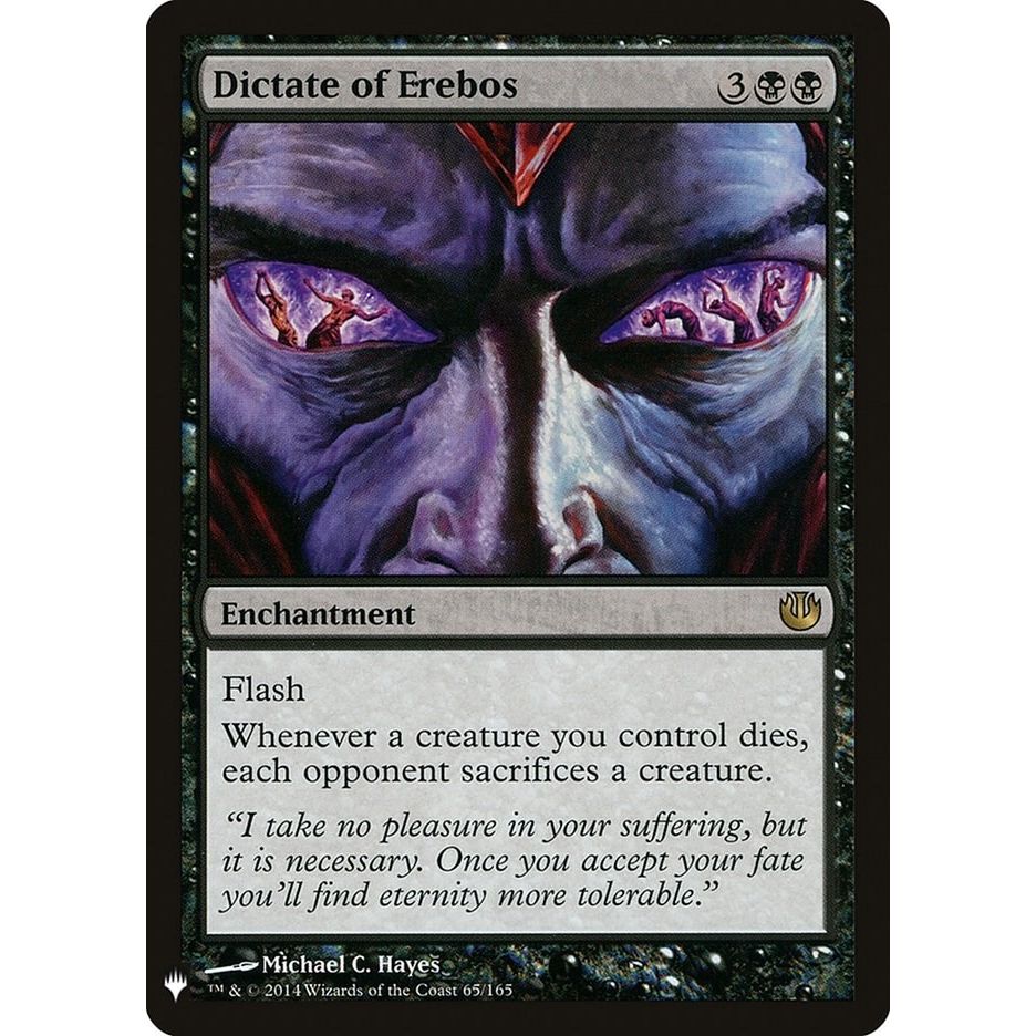 Image for Dictate of Erebos (65) (LIST) - Magic: The Gathering