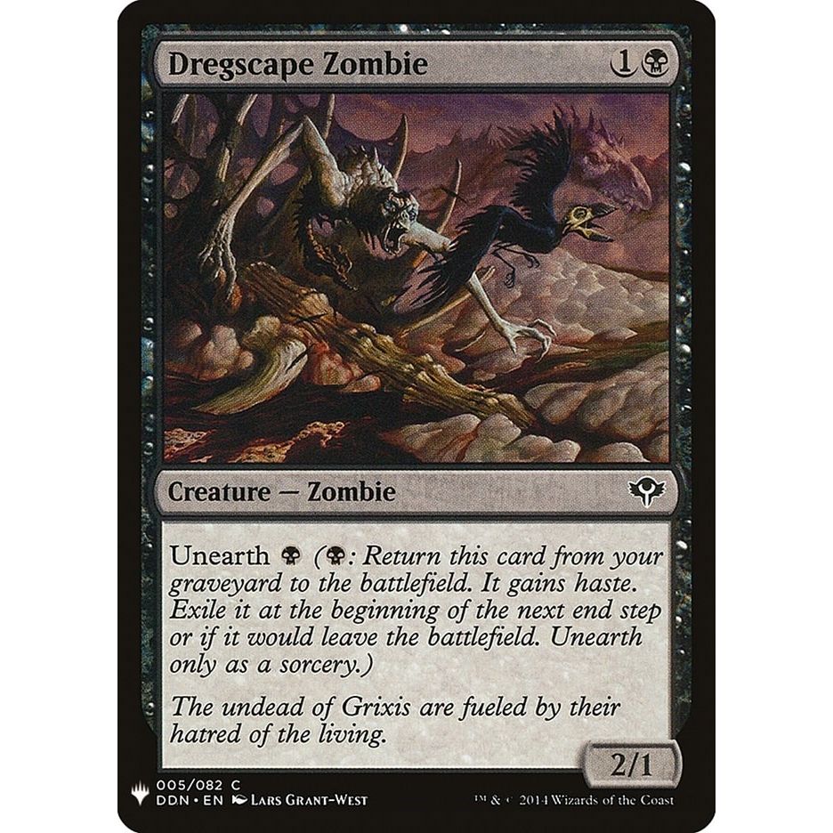 Image for Dregscape Zombie (5) (LIST) - Magic: The Gathering