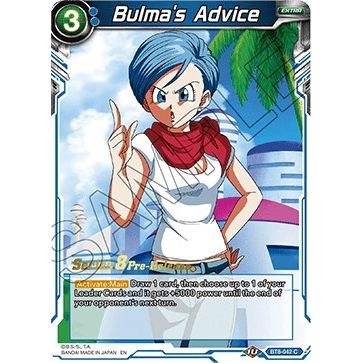 Image for Bulma's Advice (BT8-042_PR) (DBS-B08PRE) - Dragon Ball Super: Masters
