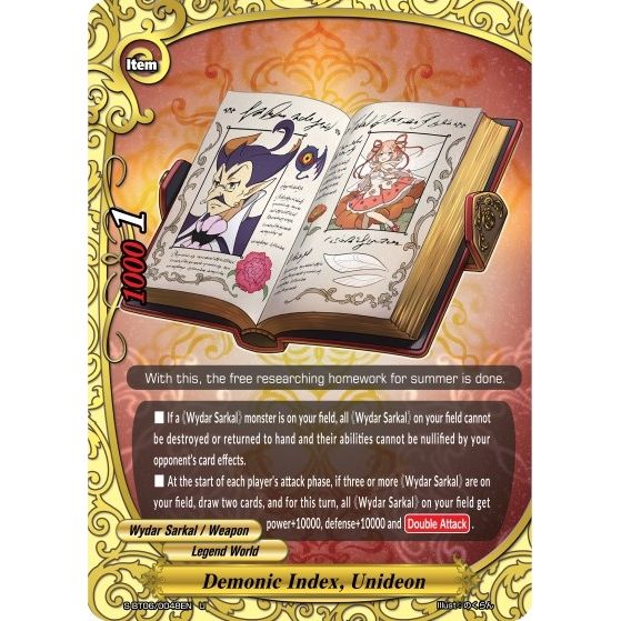 Image for Demonic Index, Unideon (S-BT06/0048EN) (S-BT06) - Future Card BuddyFight