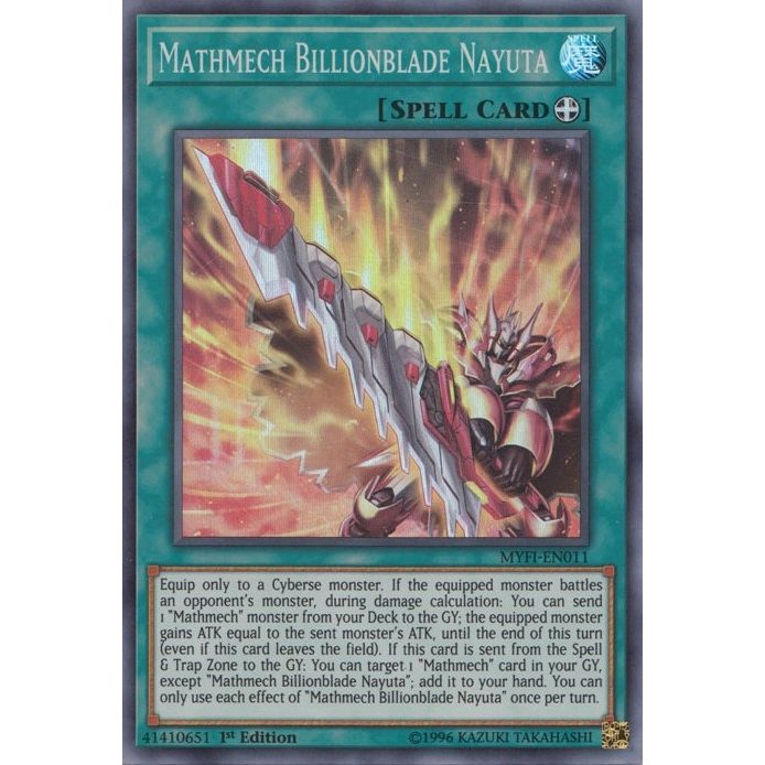 Image for Mathmech Billionblade Nayuta (MYFI-EN011) (MYFI) - YuGiOh
