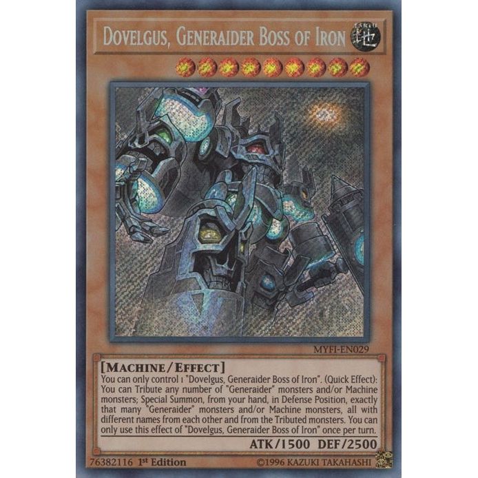 Image for Dovelgus, Generaider Boss of Iron (MYFI-EN029) (MYFI) - YuGiOh