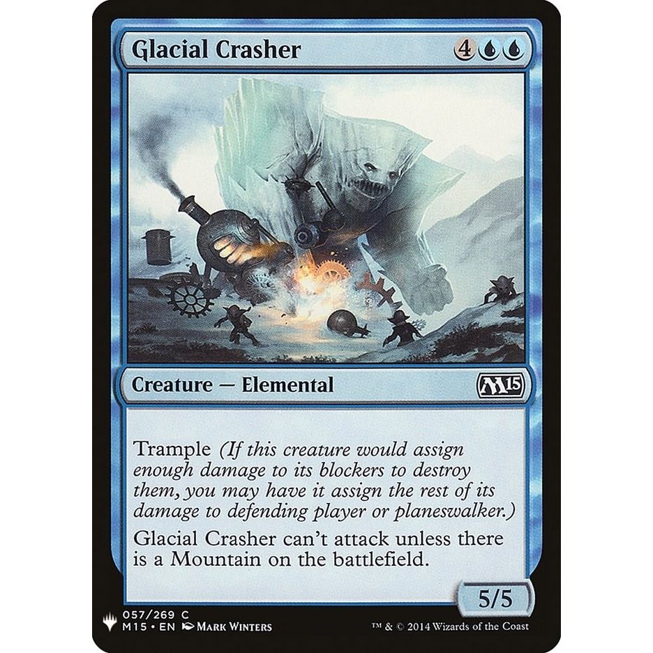 Image for Glacial Crasher (57) (LIST) - Magic: The Gathering