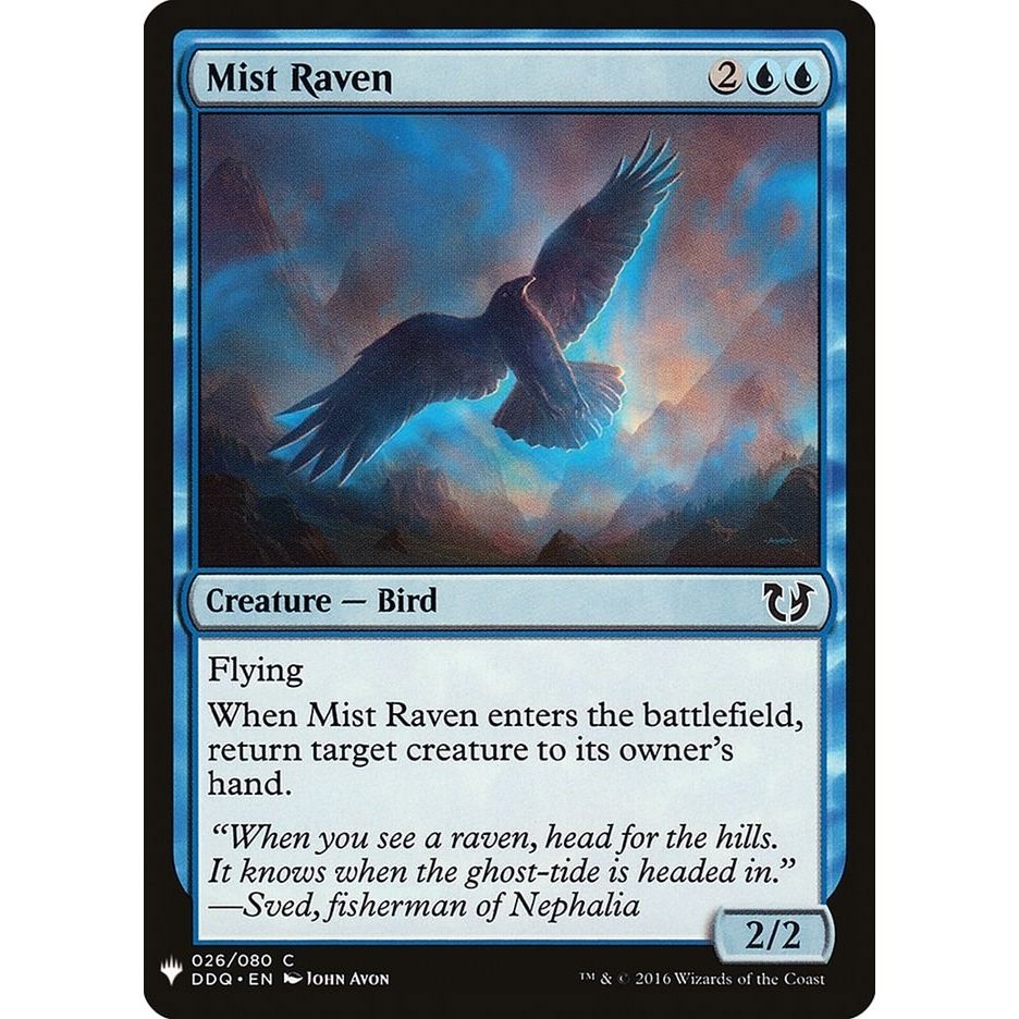 Image for Mist Raven (26) (LIST) - Magic: The Gathering