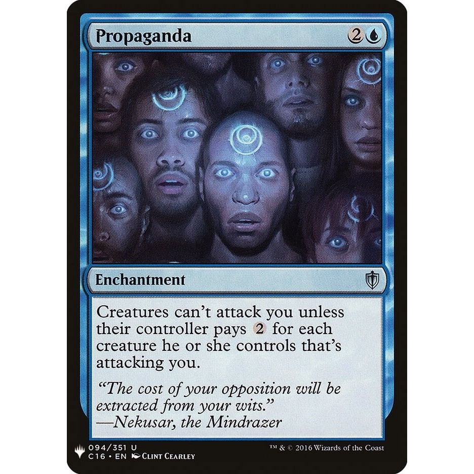 Image for Propaganda (94) (LIST) - Magic: The Gathering