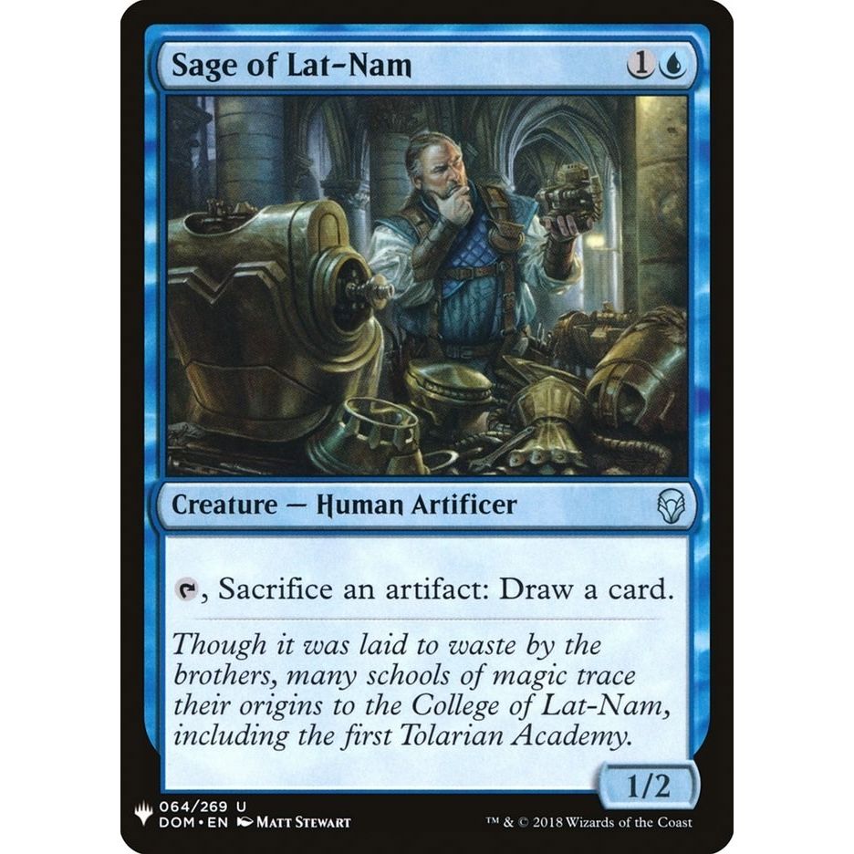 Image for Sage of Lat-Nam (64) (LIST) - Magic: The Gathering