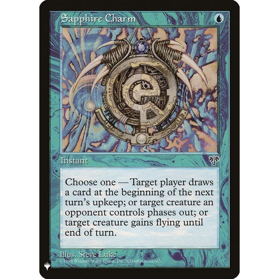Image for Sapphire Charm (89) (LIST) - Magic: The Gathering
