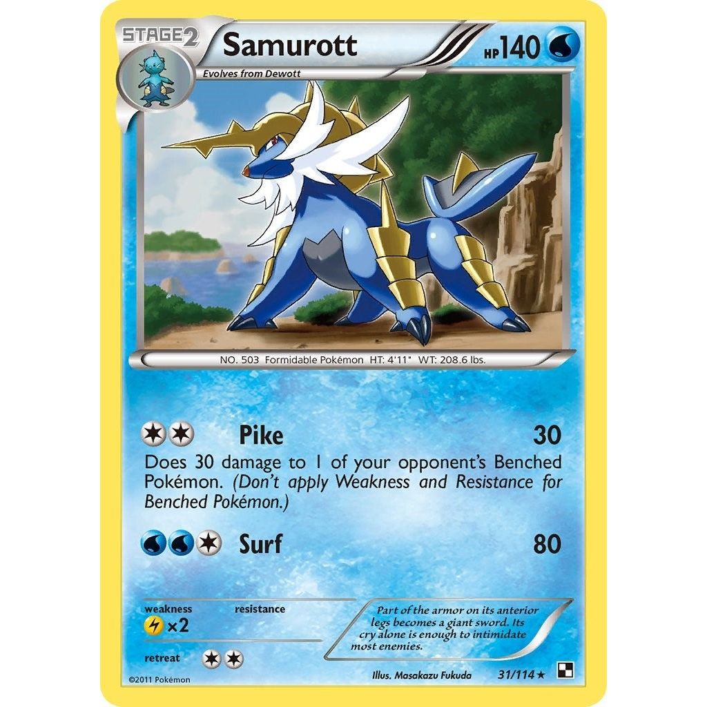 Image for Samurott (031/114) (PR) - Pokemon