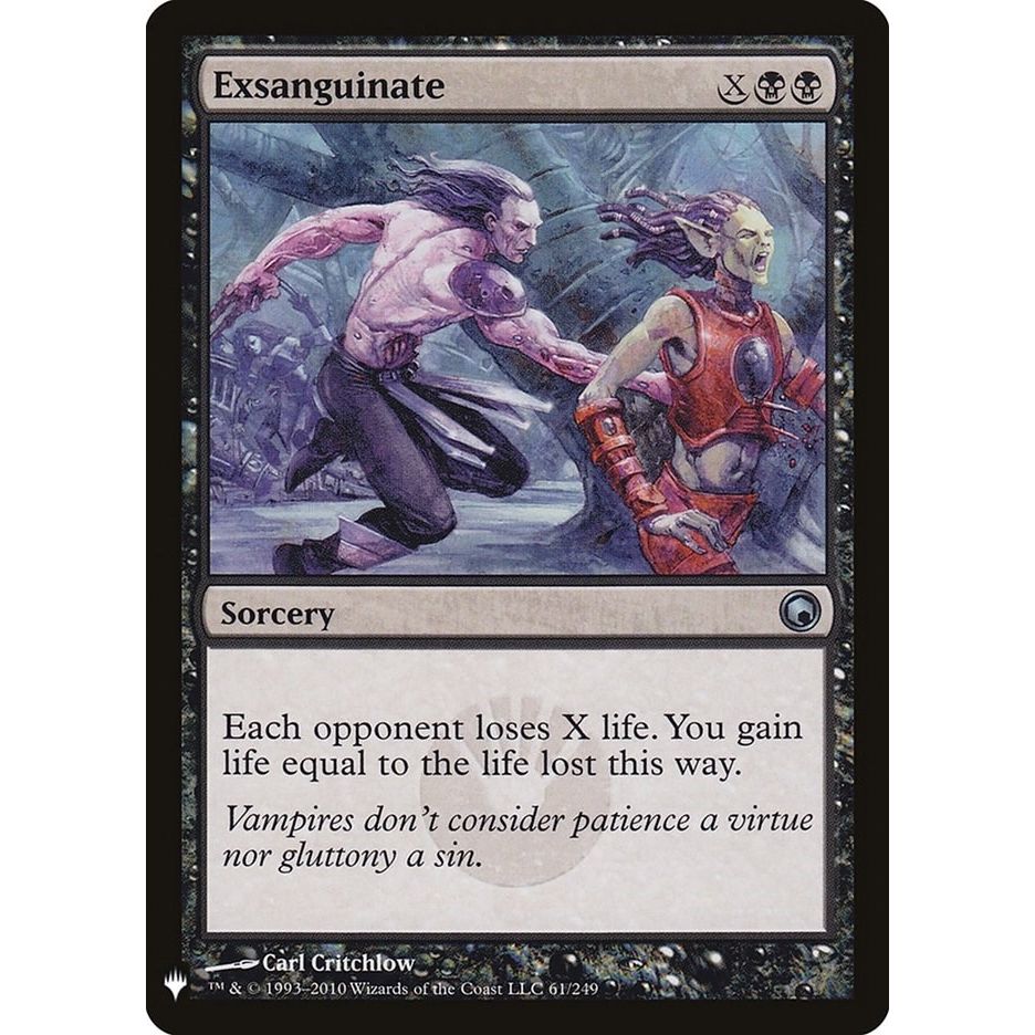 Image for Exsanguinate (61) (LIST) - Magic: The Gathering