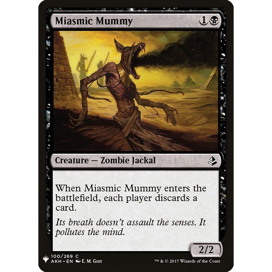 Image for Miasmic Mummy (100) (LIST) - Magic: The Gathering