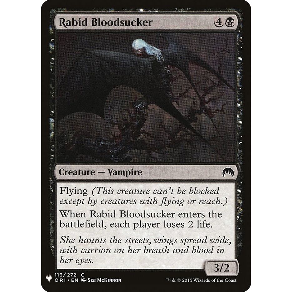 Image for Rabid Bloodsucker (113) (LIST) - Magic: The Gathering
