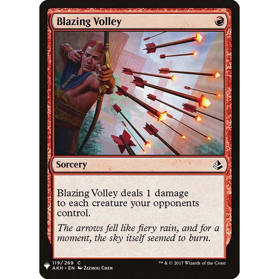 Image for Blazing Volley (119) (LIST) - Magic: The Gathering