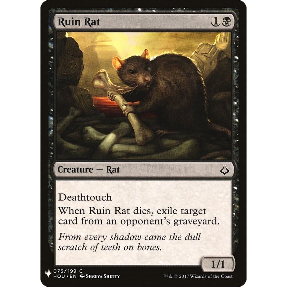 Image for Ruin Rat (75) (LIST) - Magic: The Gathering