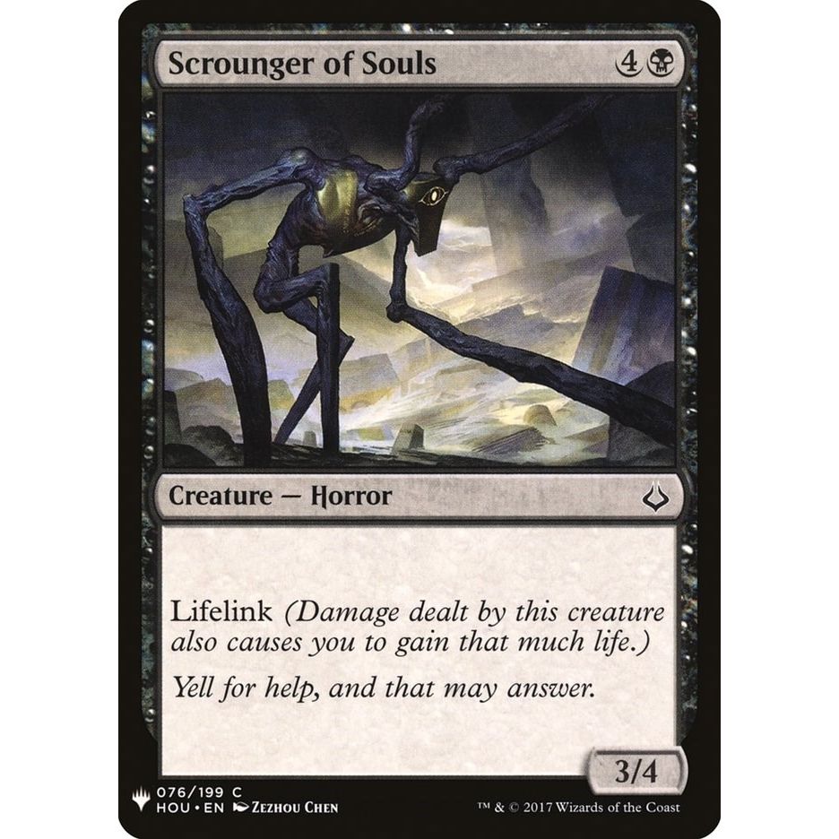 Image for Scrounger of Souls (76) (LIST) - Magic: The Gathering