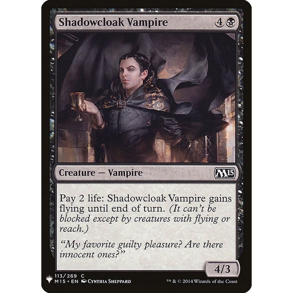 Image for Shadowcloak Vampire (113) (LIST) - Magic: The Gathering