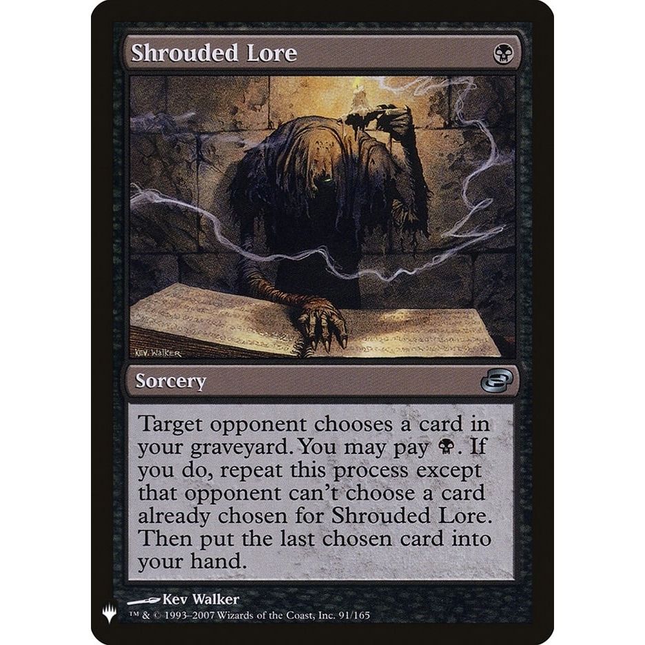 Image for Shrouded Lore (91) (LIST) - Magic: The Gathering
