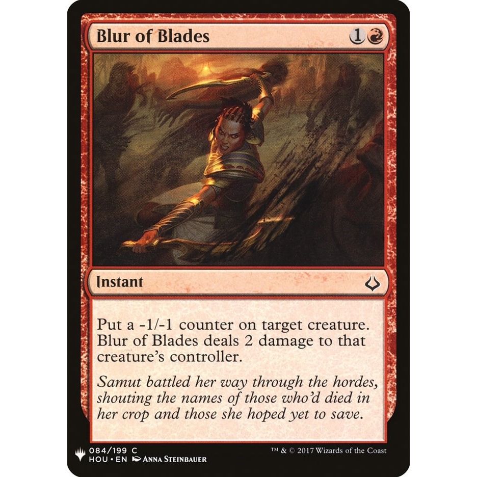 Image for Blur of Blades (84) (LIST) - Magic: The Gathering