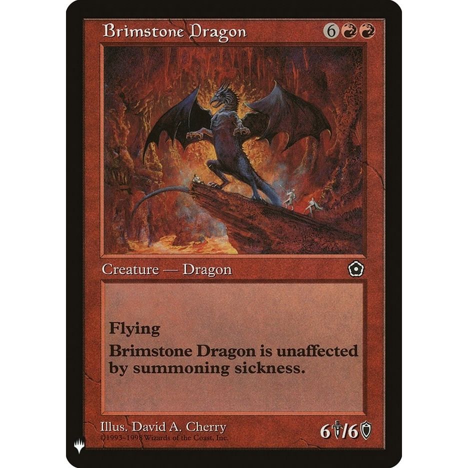 Image for Brimstone Dragon (LIST) - Magic: The Gathering