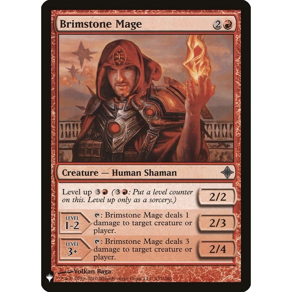 Image for Brimstone Mage (137) (LIST) - Magic: The Gathering