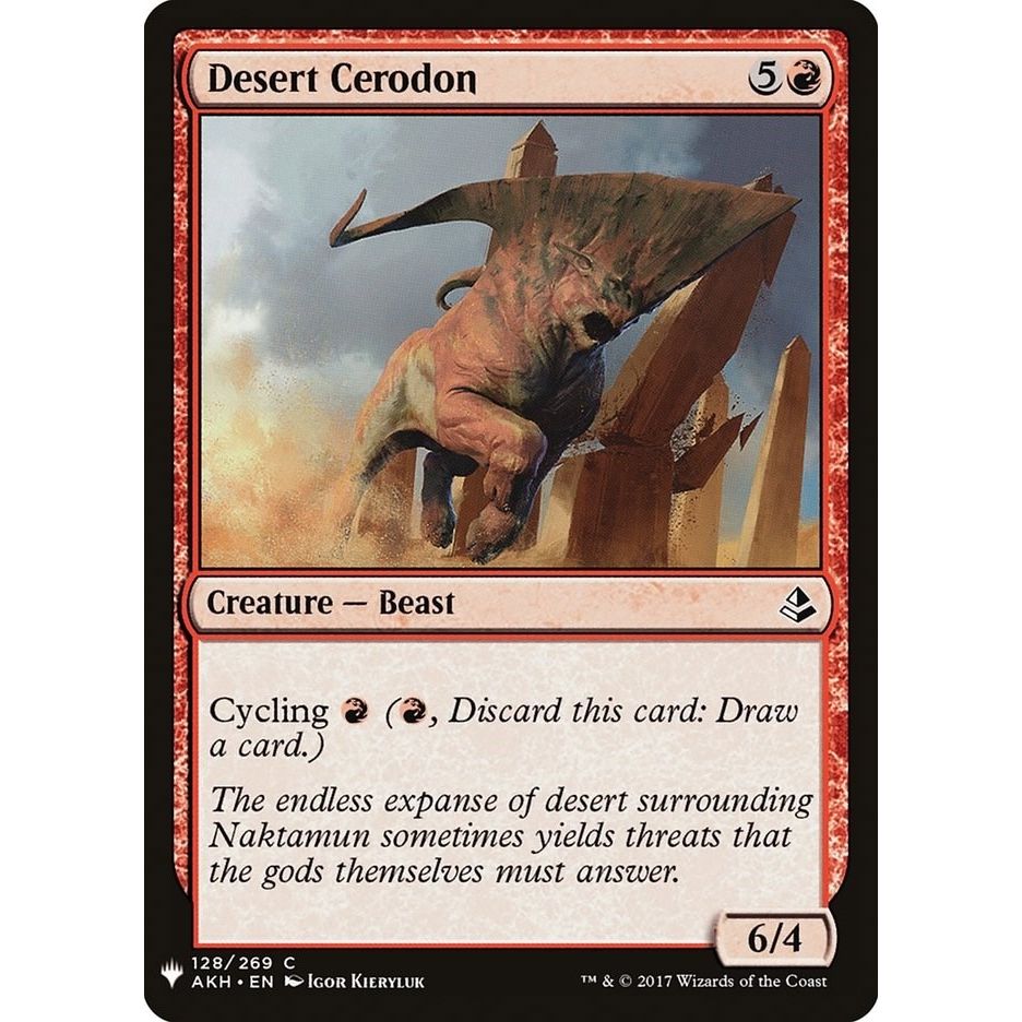 Image for Desert Cerodon (128) (LIST) - Magic: The Gathering