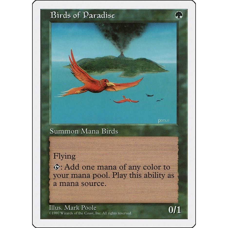 Image for Birds of Paradise (142) (5ED) - Magic: The Gathering