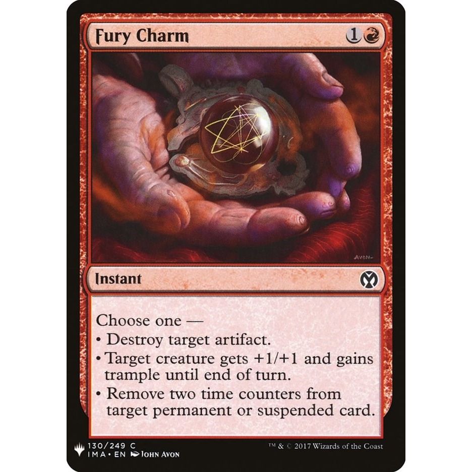 Image for Fury Charm (130) (LIST) - Magic: The Gathering