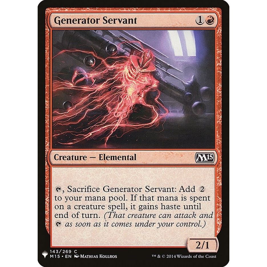 Image for Generator Servant (143) (LIST) - Magic: The Gathering
