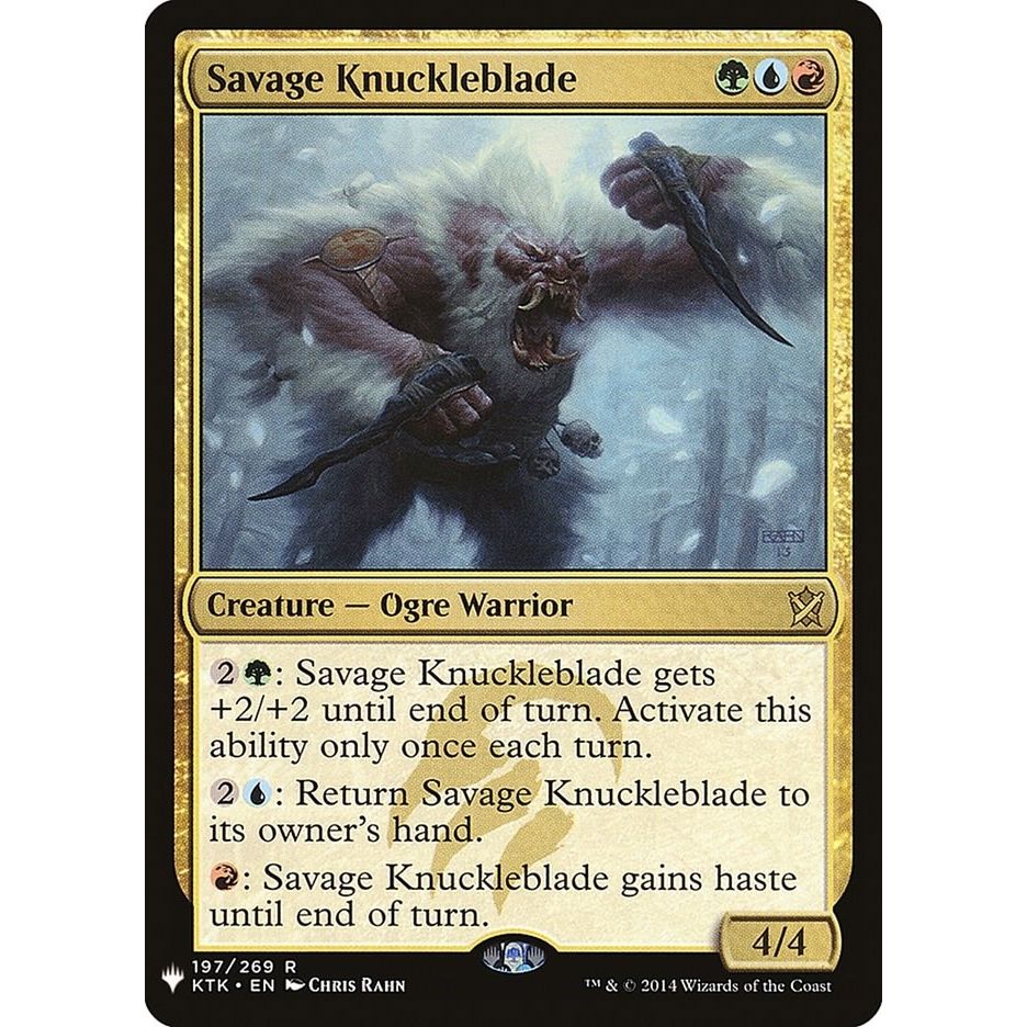 Image for Savage Knuckleblade (197) (LIST) - Magic: The Gathering