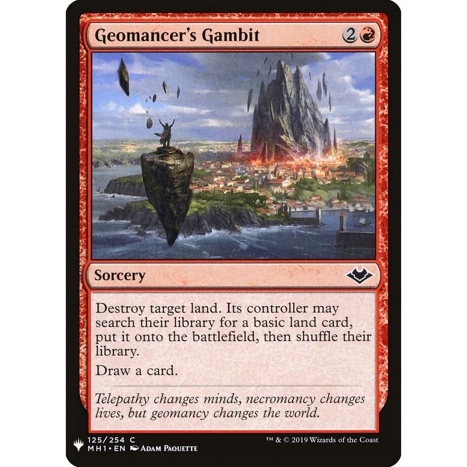 Image for Geomancer's Gambit (125) (LIST) - Magic: The Gathering