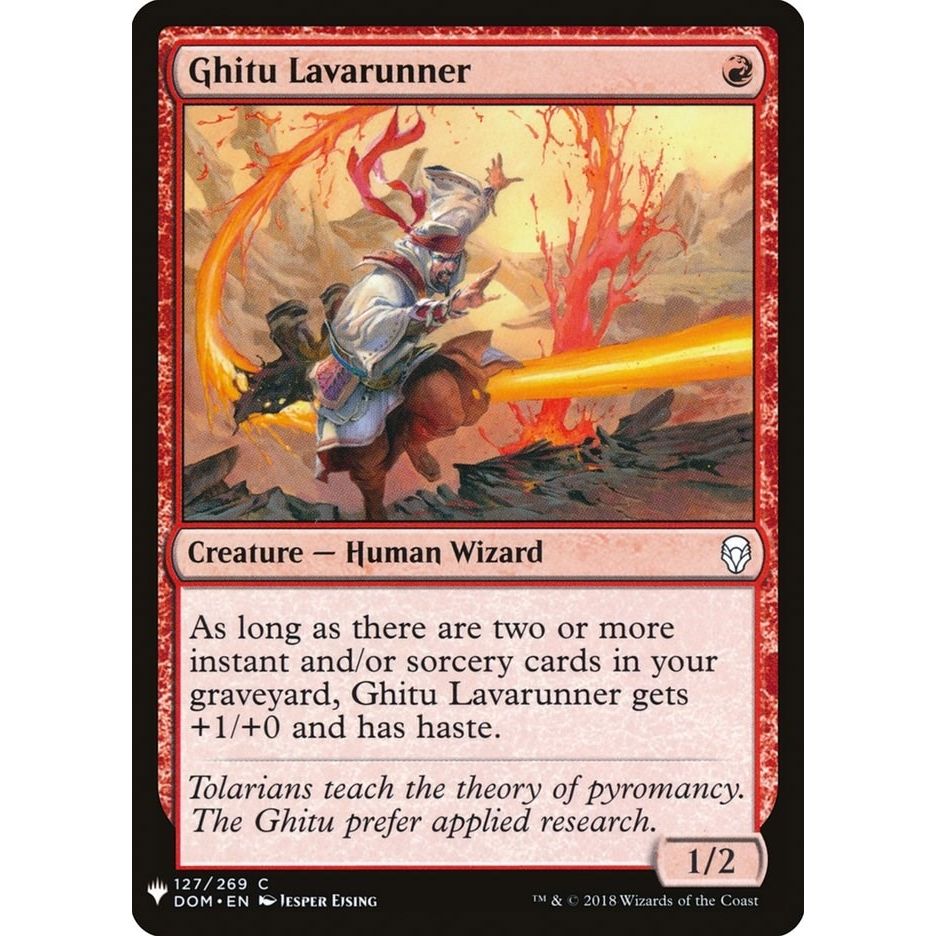 Image for Ghitu Lavarunner (127) (LIST) - Magic: The Gathering